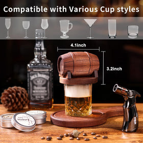 Kinlink round ice cube molds for slow-melting spirits.