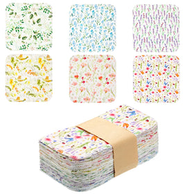 Kinlop floral napkins 8x8 inches add a stylish table accent while absorbing spills.
