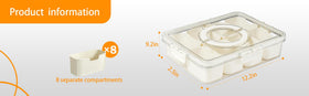 KINNSTO Snackle Box sealing strip prevents spills and contamination.