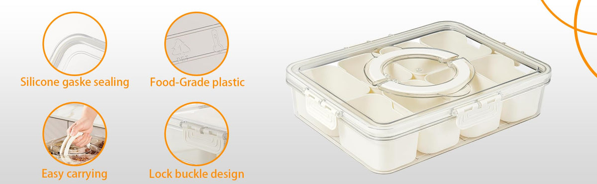 KINNSTO Snackle Box made from food-grade, BPA-free materials.