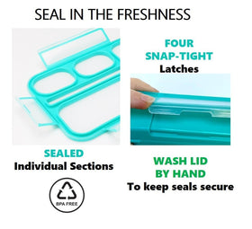 Kinsho cutlery set included for convenient on-the-go eating.