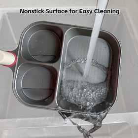 KINSUDA easy-clean nonstick coating makes cleanup quick.