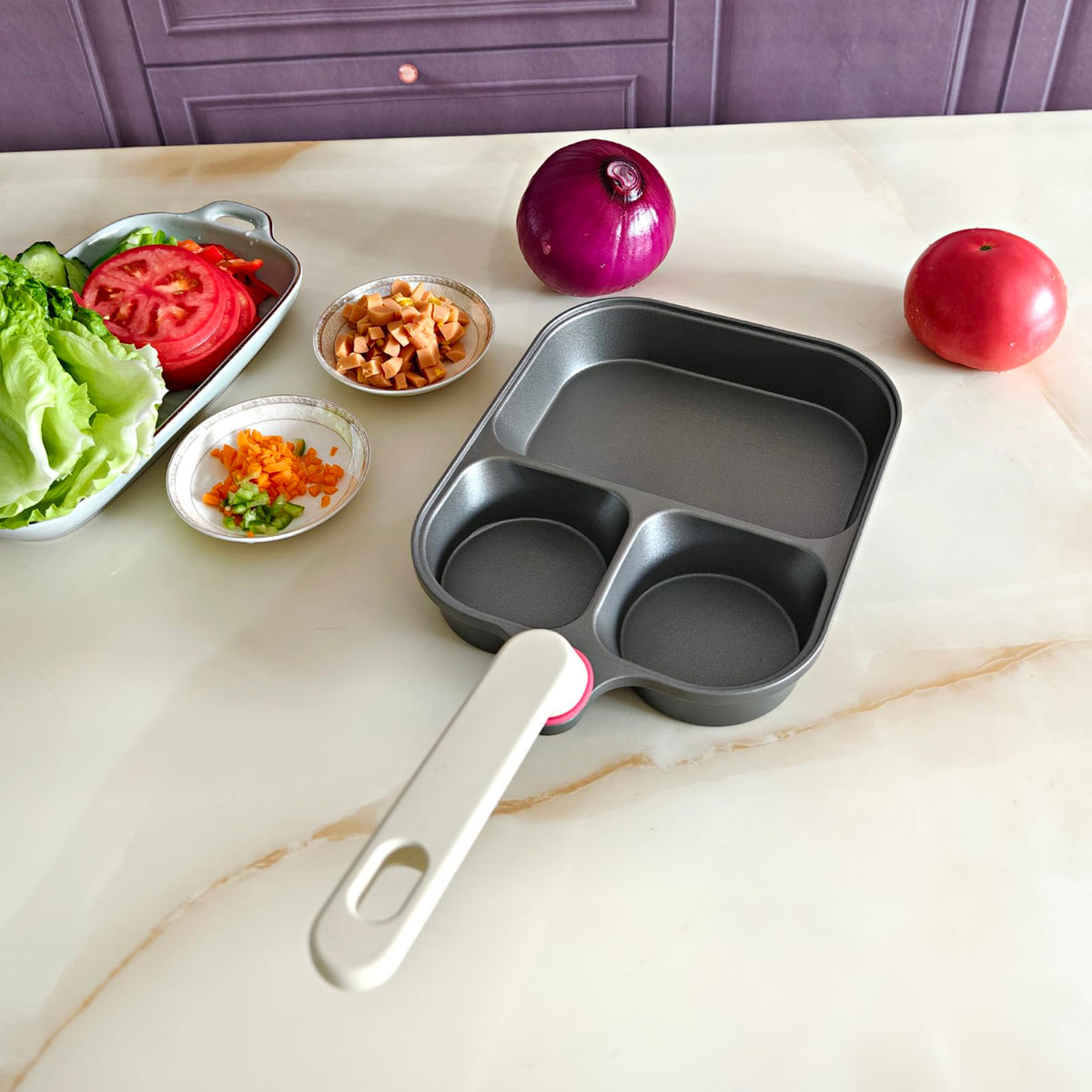 KINSUDA compact design saves storage space in small kitchens.