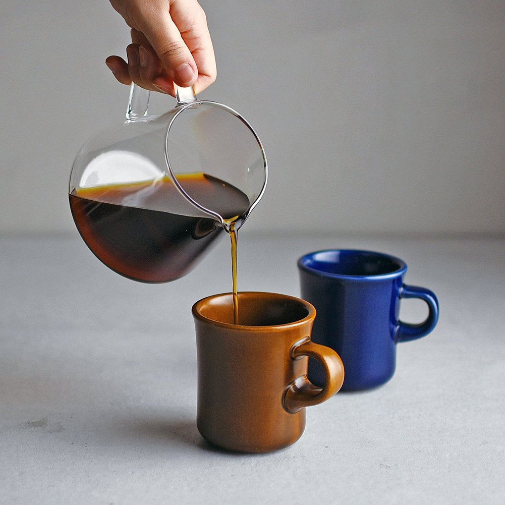 Microwave-safe server for quick reheats of coffee
