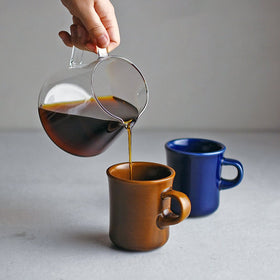 Microwave-safe server for quick reheats of coffee