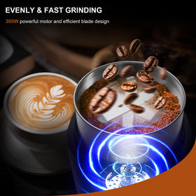KIRAINAFLY stainless steel grinding bowl showing detachable design for easy cleaning.