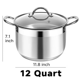 Kirecoo 5-layer base stainless steel for even heat distribution