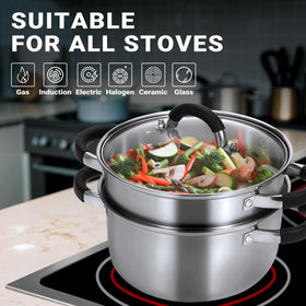 Kirecoo steamer dishwasher-safe icon for easy cleanup