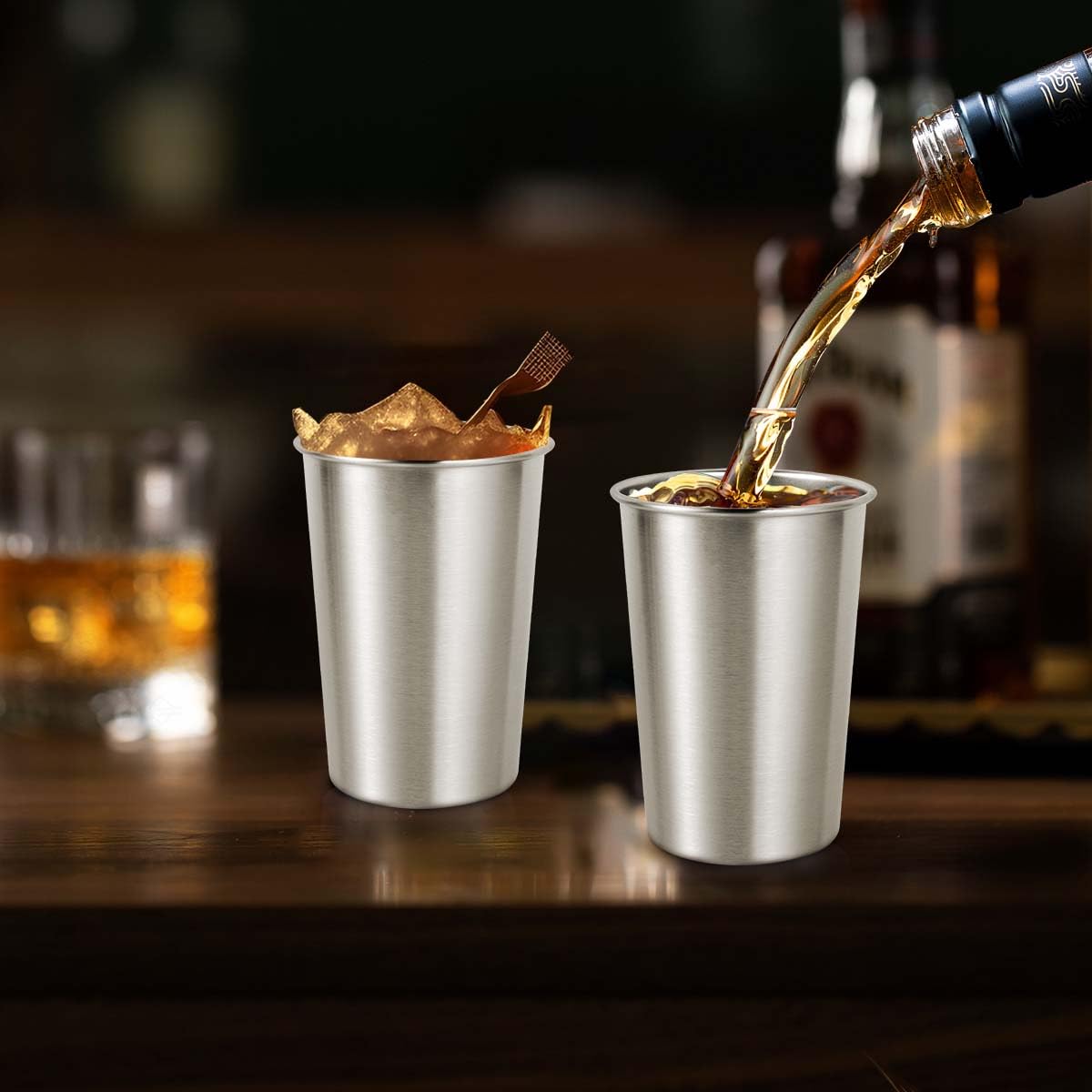 KISEER easy-clean, reusable drinking glasses for reduced waste.