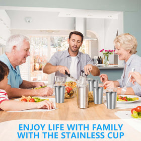 KISEER versatile cups fit both kids and adults for everyday use.
