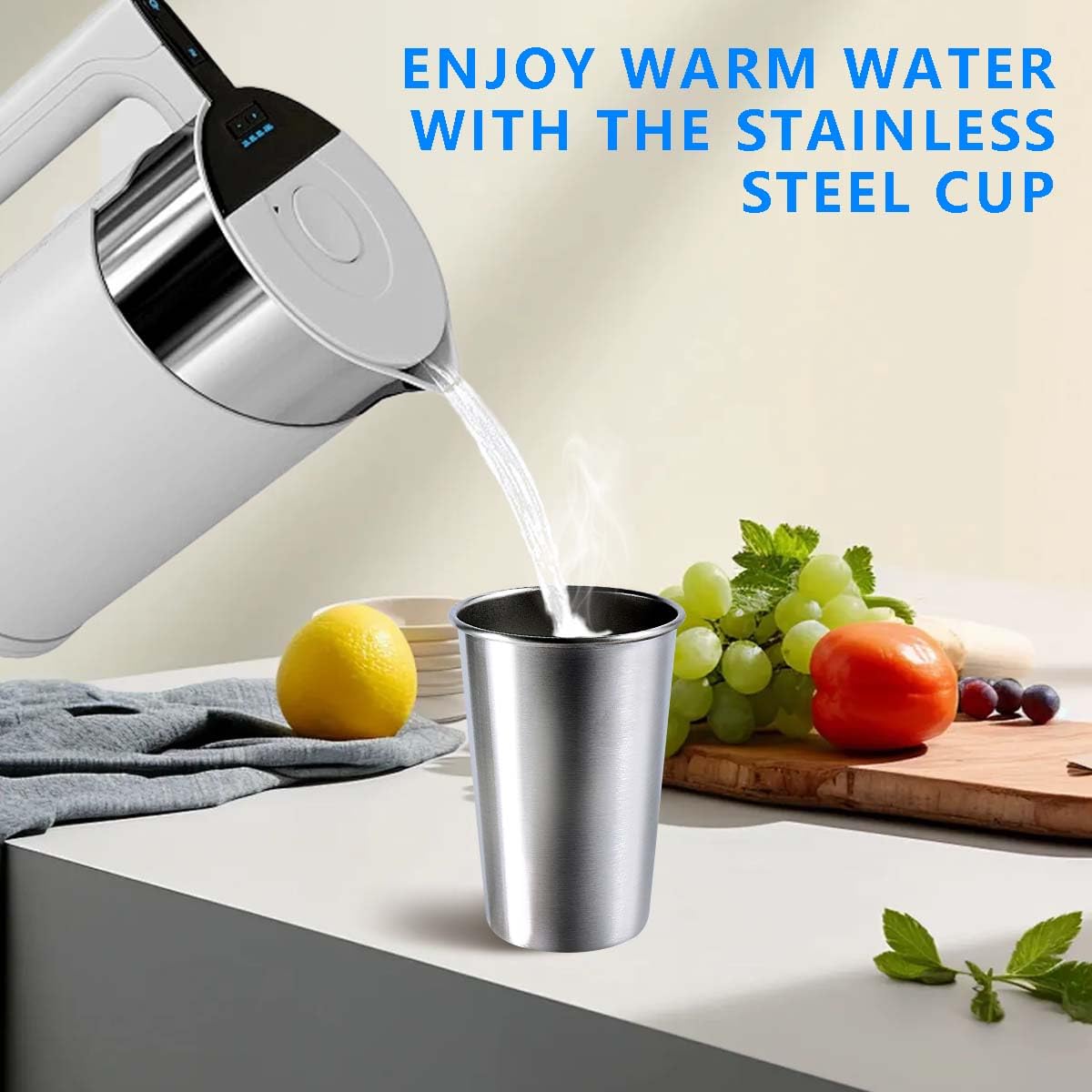 Shatterproof KISEER cups for outdoor use and disposable-free entertaining