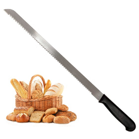 Kiss Core bread knife in full length for even homemade bread slices.