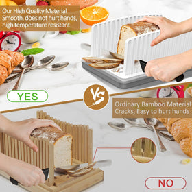 Kiss Core bread slicer easy-clean storage keeps your kitchen tidy