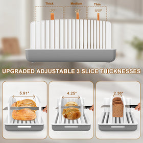 Kiss Core Upgrade Bread Slicer foldable design saves storage space