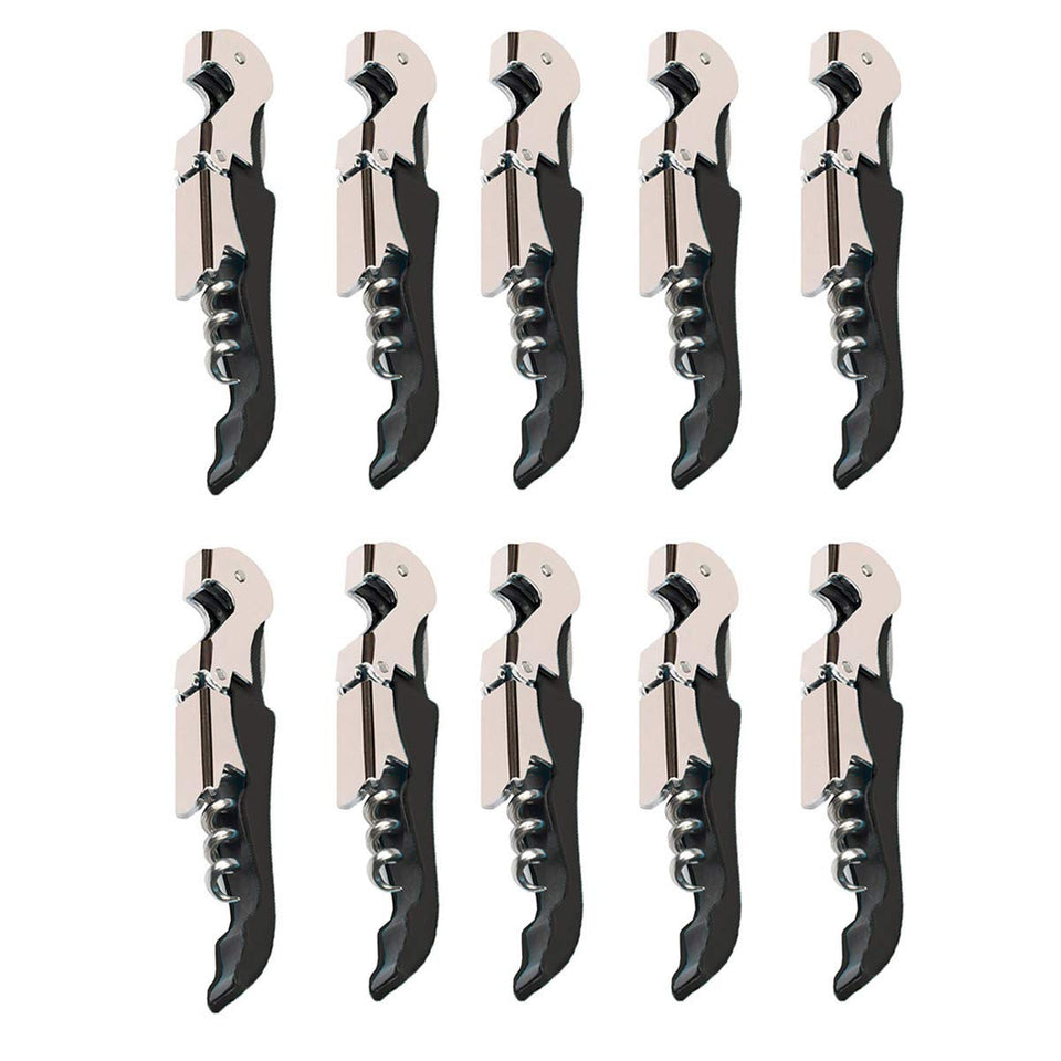 Kit-Home professional waiter corkscrew bottle opening in action for efficient service.