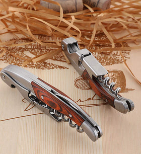 Kit-Home versatile corkscrew works with natural, synthetic, and older corks for use.