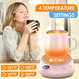 KitchekShop warmer featuring auto shutoff timer for safe, extended use.