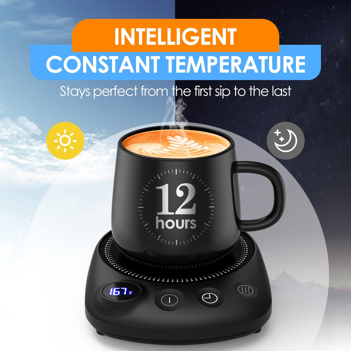KitchekShop Warmer with auto shutoff for safe energy use