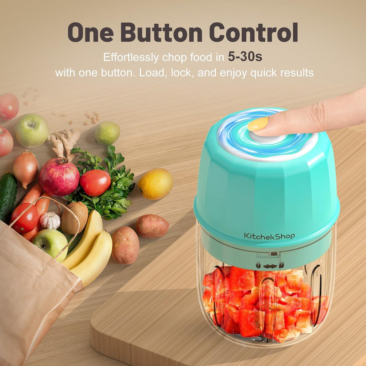KitchekShop magnetic safety lock prevents accidental operation