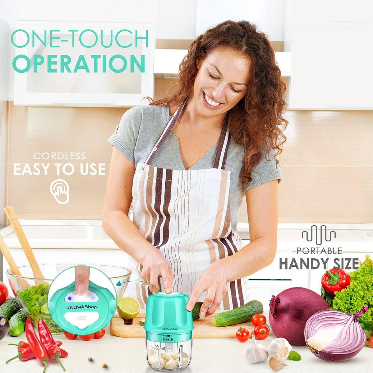 KitchekShop portable design ideal for camping and family meals