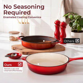 Kitchen Academy 3qt wok with lid offers even heat for fast stir-fries