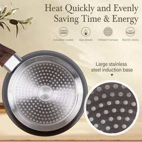 Kitchen Academy 11-inch fry pan ideal for searing and flipping.