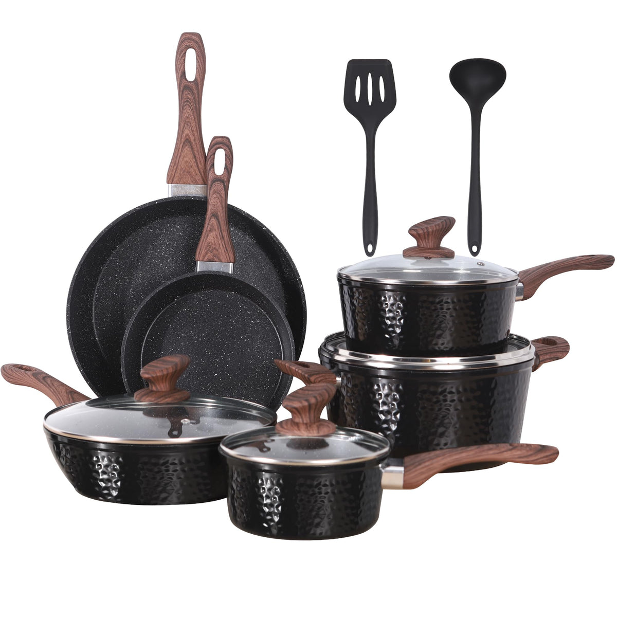 Kitchen Academy 8-inch fry pan for quick, even heating.