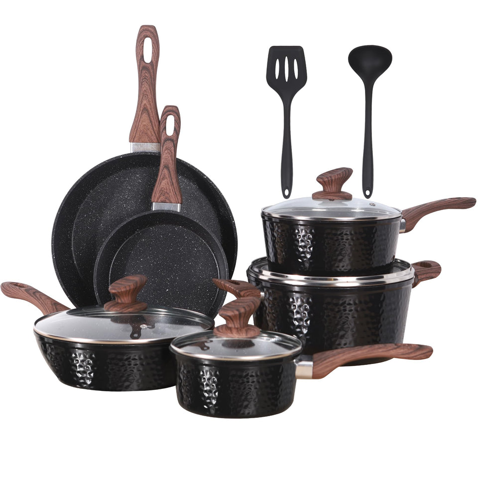 Kitchen Academy 8-inch fry pan for quick, even heating.