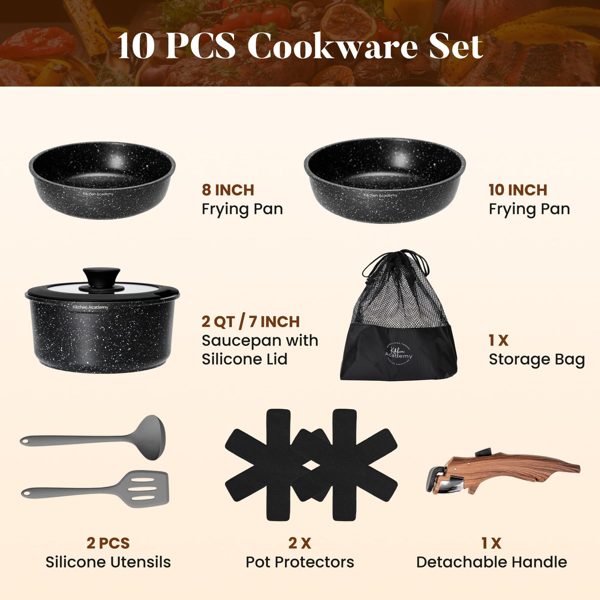 Kitchen Academy camping set ready for outdoor cooking adventures