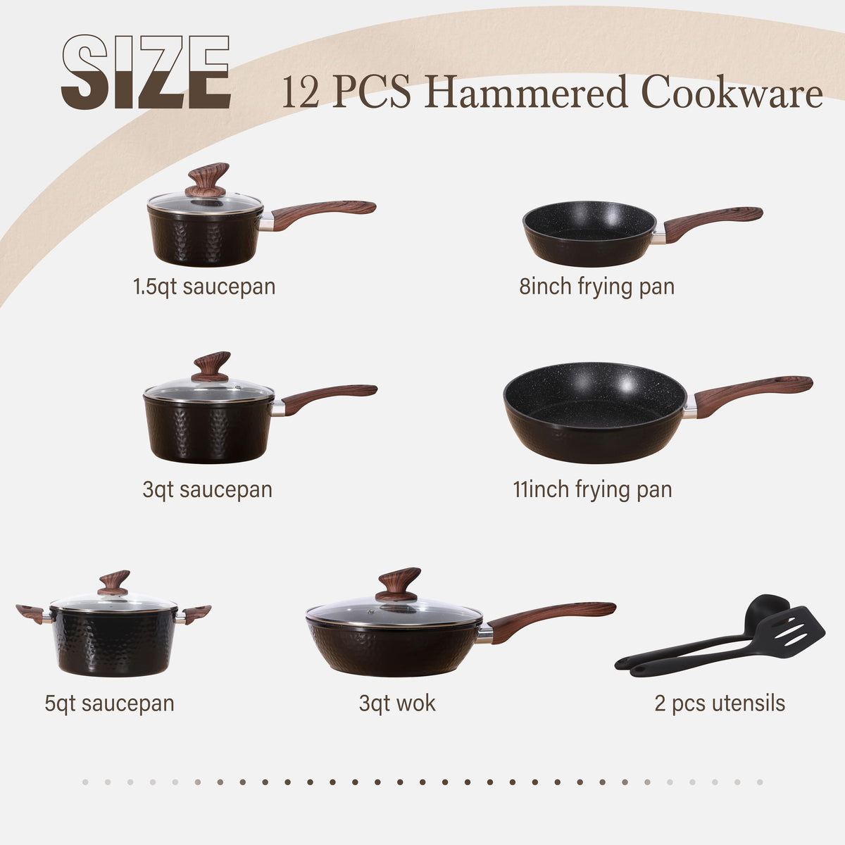 Kitchen Academy silicone utensil set for safe, easy cooking.
