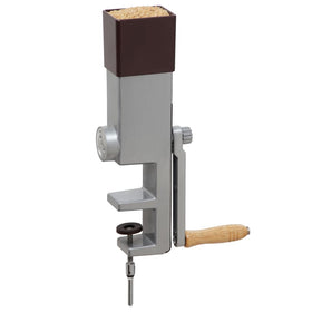 Kitchen Crop grain mill with adjustable dial enabling coarser to finer flour textures.