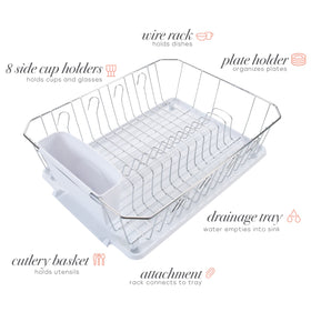 Kitchen Details open wire design promoting airflow for quicker drying