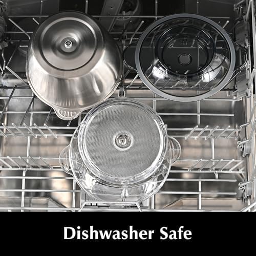 Kitchen in the box dishwasher-safe parts simplify cleanup after meal prep.