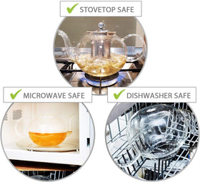 Kitchen Kite removable infuser prevents leaf escape during steeping