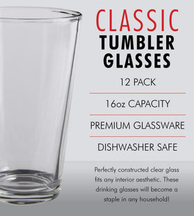 Kitchen Lux heavy-base glasses for stable serving of water or juice
