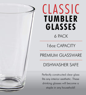 Kitchen Lux heavy-base glasses provide stability for casual dining and entertaining