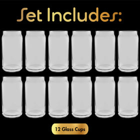 Kitchen Lux modern clear glassware for everyday kitchen use.