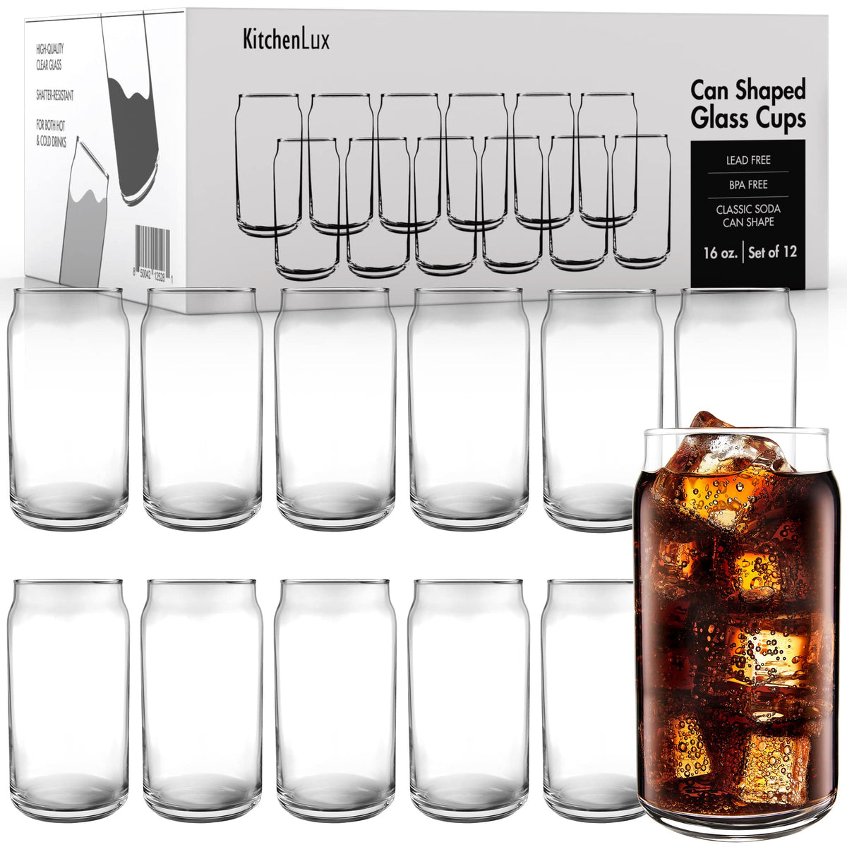 Kitchen Lux secure packaging ensures safe delivery of glassware.