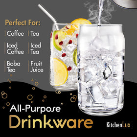 Kitchen Lux tall cocktail drinkware glass for elegant pours.