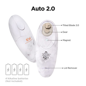 Kitchen Mama Auto 2.0 cordless battery-powered design for clutter-free kitchens.