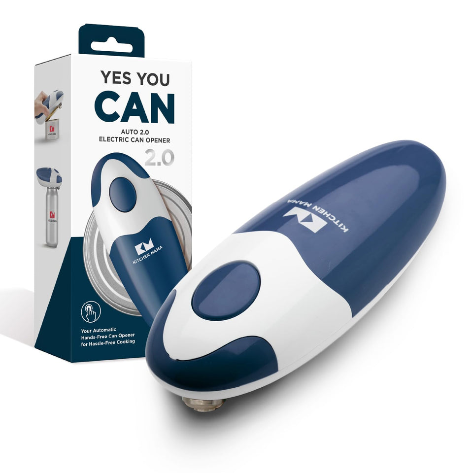 Kitchen Mama Auto 2.0 opens cans smoothly with safe edges for quick meal prep.
