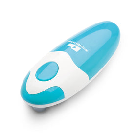 Kitchen Mama auto electric can opener showing button-press ease for effortless prep.