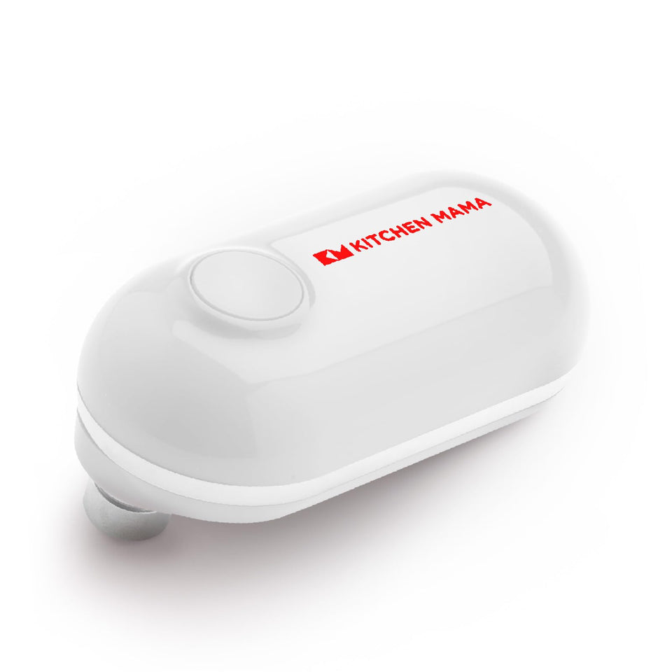 Kitchen Mama Mini Electric Can Opener with compact design for small kitchens