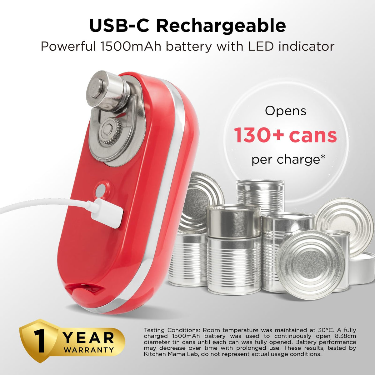 Kitchen Mama Mini Plus auto-stop keeps operation safe with automatic shut-off.