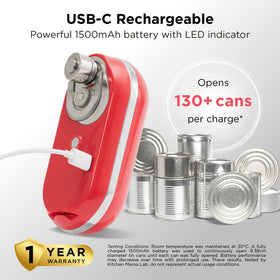 Kitchen Mama Mini Plus auto-stop keeps operation safe with automatic shut-off.