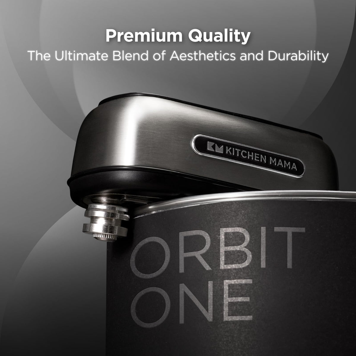 Kitchen Mama Orbit One charging via USB-C for fast power