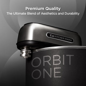 Kitchen Mama Orbit One charging via USB-C for fast power