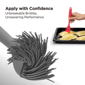 Kitchen Mama WaltzGrip dishwasher-safe symbol highlights easy cleaning after cooking.