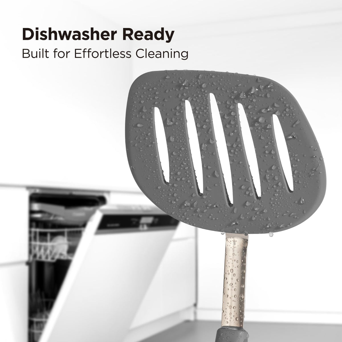 Dishwasher-safe WaltzGrip for quick cleanup after meals