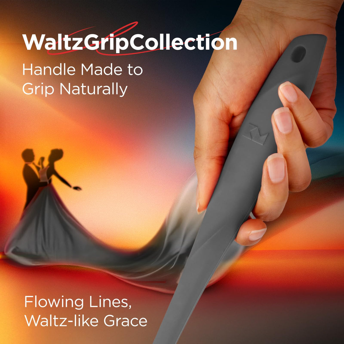 Kitchen Mama WaltzGrip 8-inch pastry brush spreads butter smoothly on pastries.